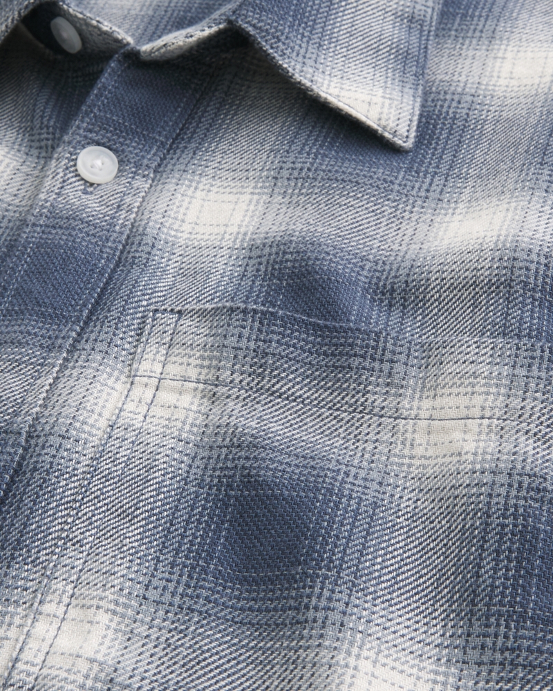 camicia di flanella squadrata