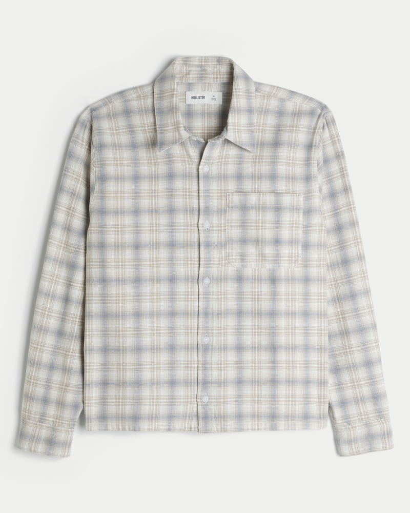 camicia di flanella squadrata
