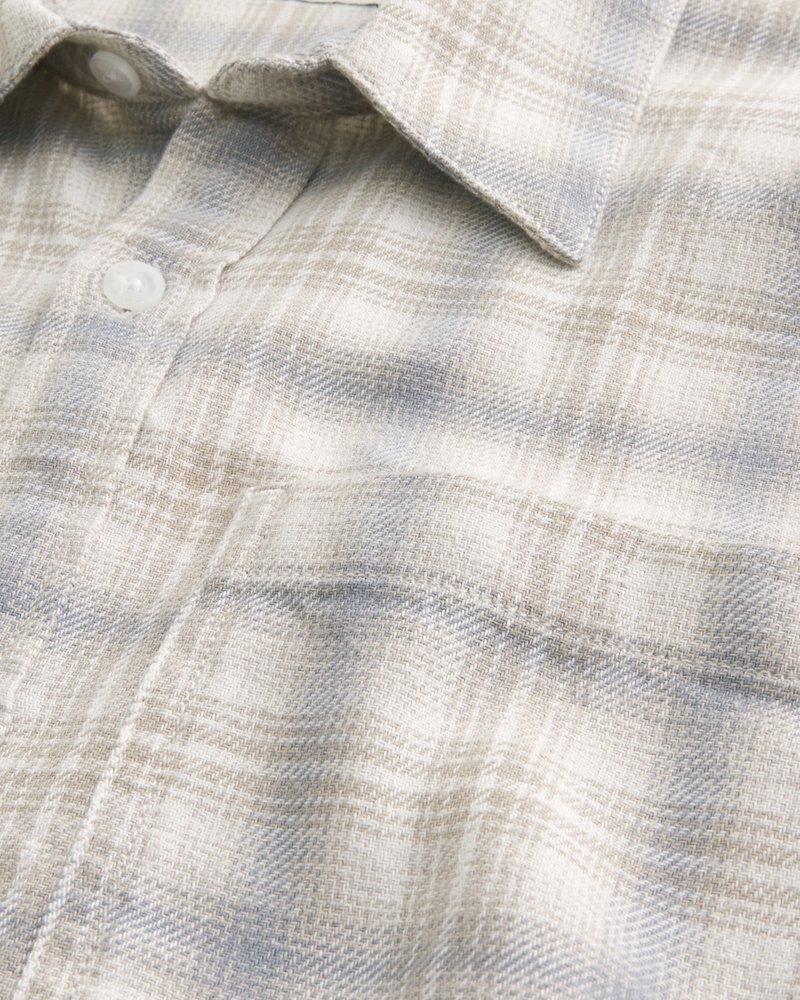 camicia di flanella squadrata