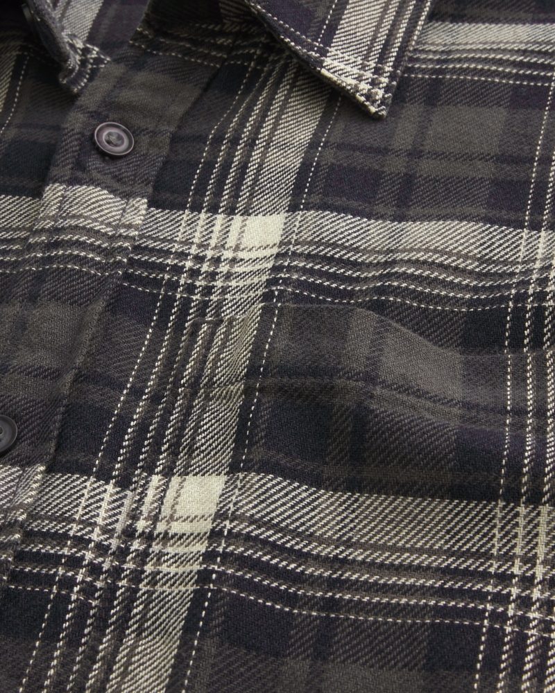 camicia di flanella squadrata