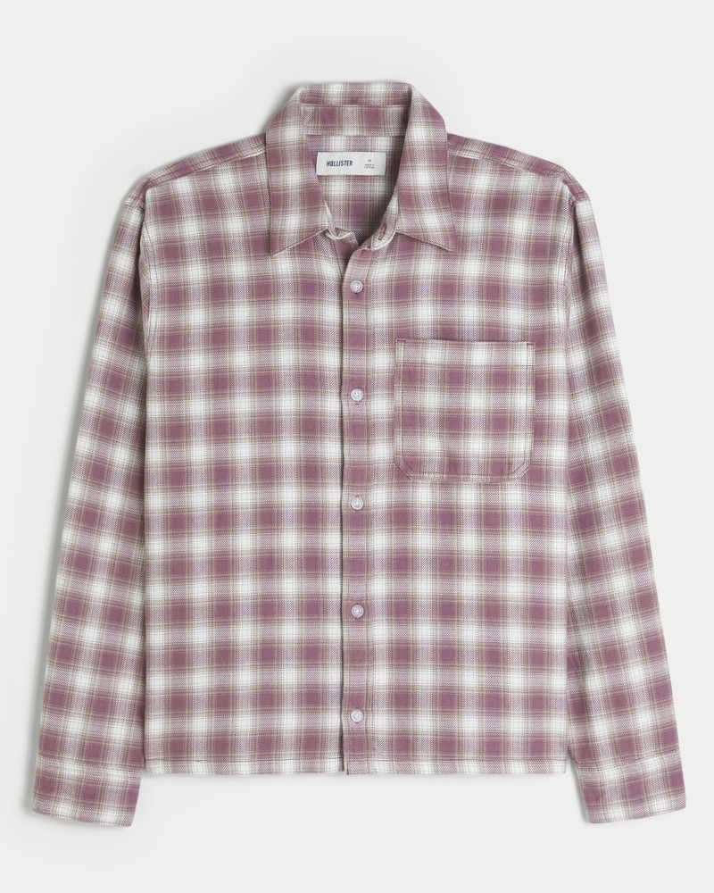 camicia di flanella squadrata