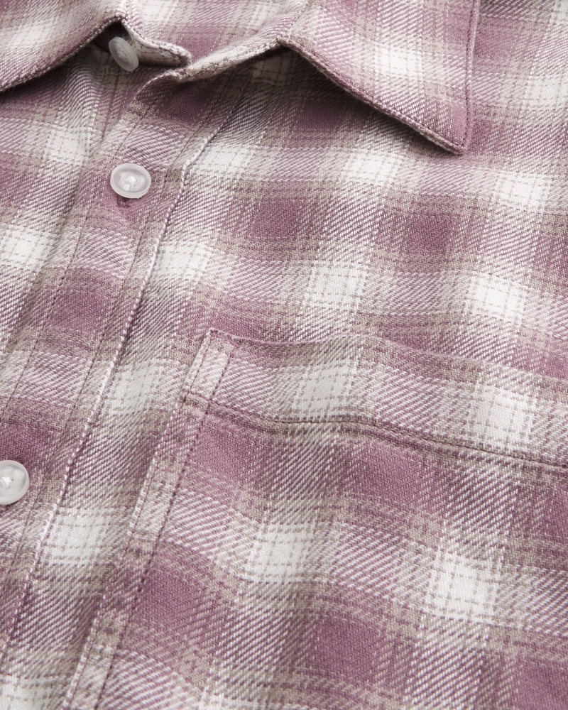 camicia di flanella squadrata