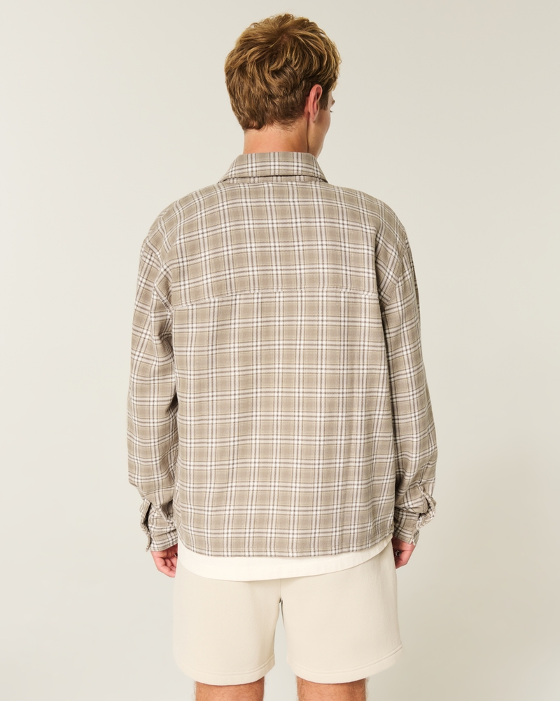 camicia di flanella squadrata
