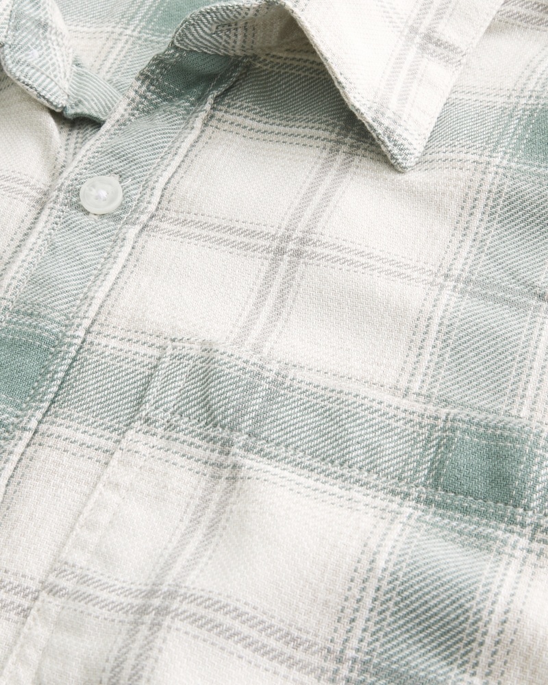 camicia di flanella squadrata