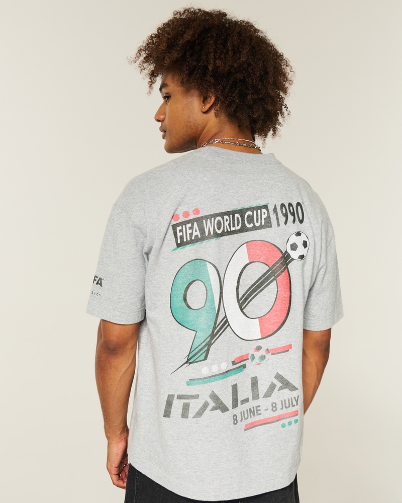 maglietta quadrata con il design della partita di calcio della coppa del mondo in messico del 1986.