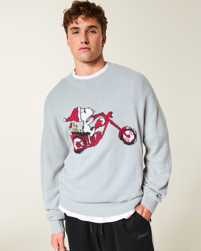 maglione girocollo con scollo quadrato e fantasia dodge challenger