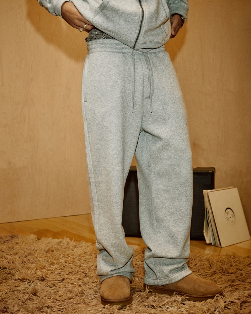 pantaloni della tuta larghi con motivo a pelle di serpente
