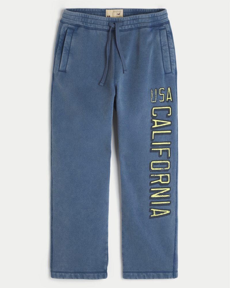 pantaloni della tuta larghi con stampa del logo holiday vault release