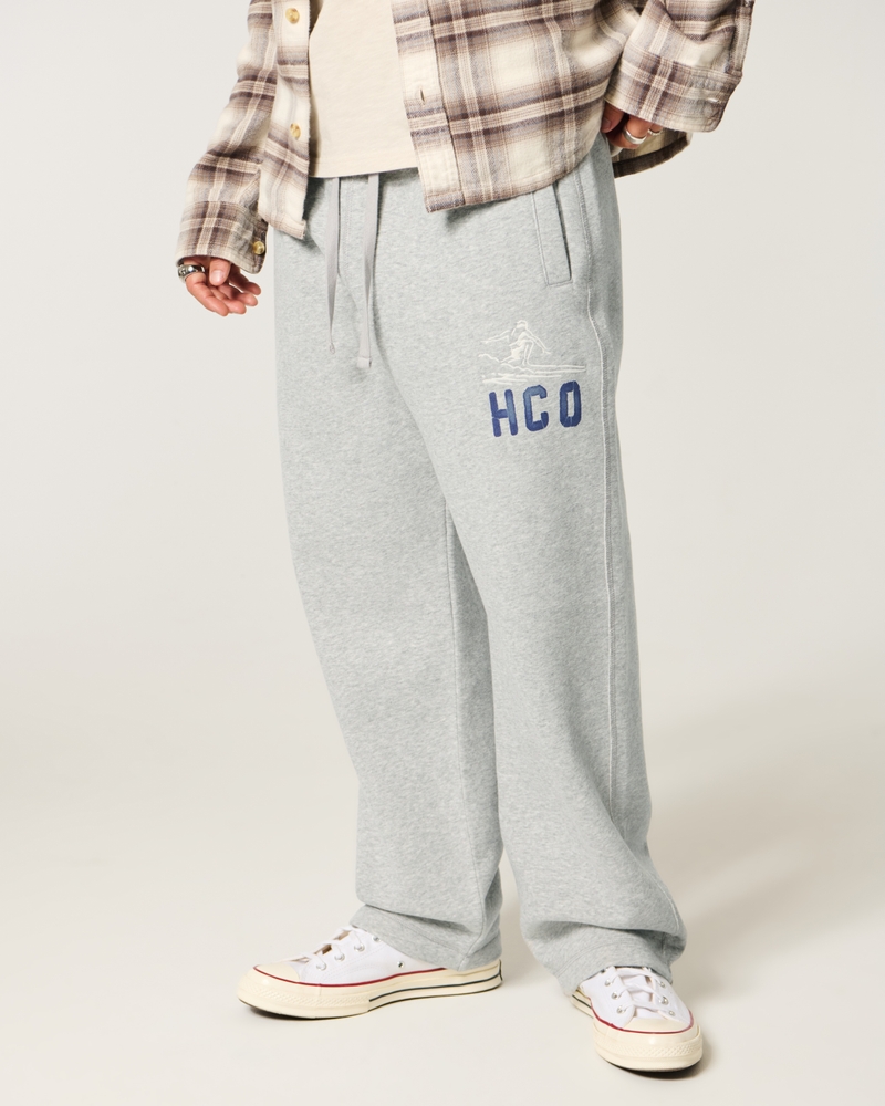 pantaloni della tuta larghi con stampa del logo holiday vault release