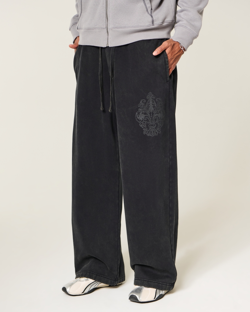 pantaloni della tuta fantasia stile extra-largo