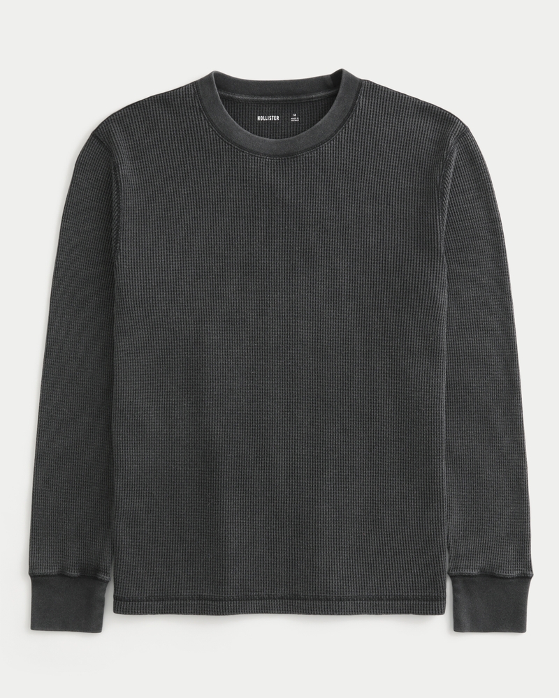 maglietta casual mimetica a maniche lunghe con scollo rotondo e caldo