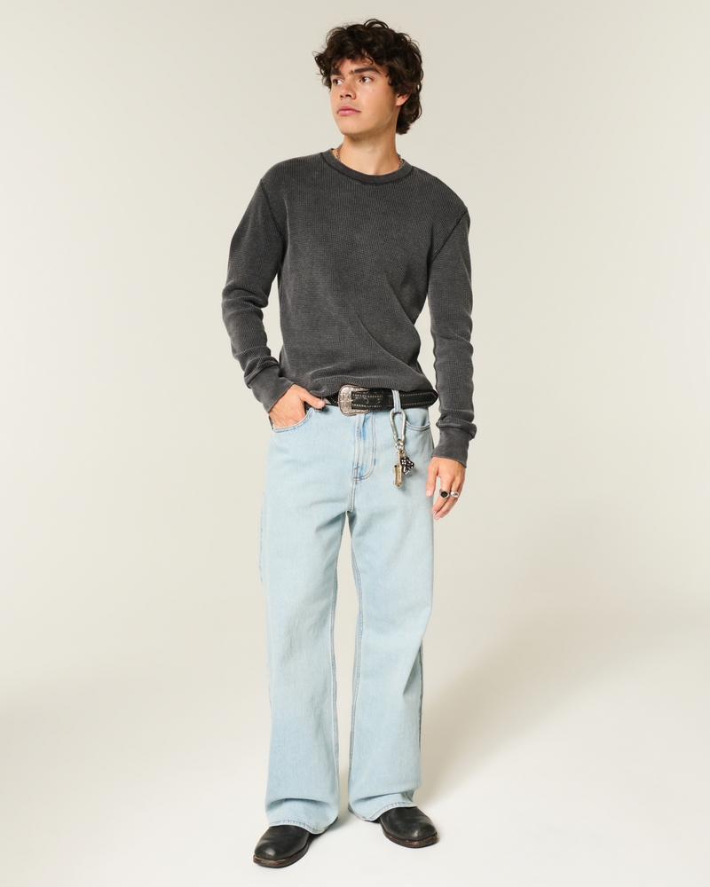 maglietta casual mimetica a maniche lunghe con scollo rotondo e caldo