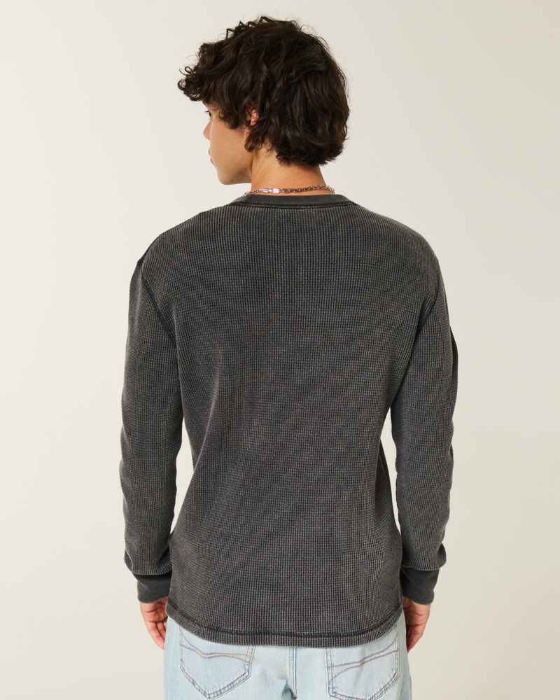 maglietta casual mimetica a maniche lunghe con scollo rotondo e caldo
