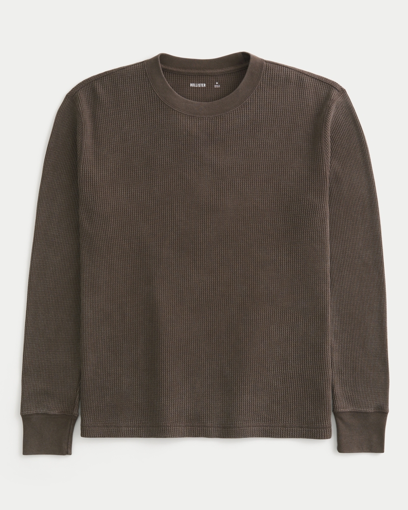 maglietta casual mimetica a maniche lunghe con scollo rotondo e caldo