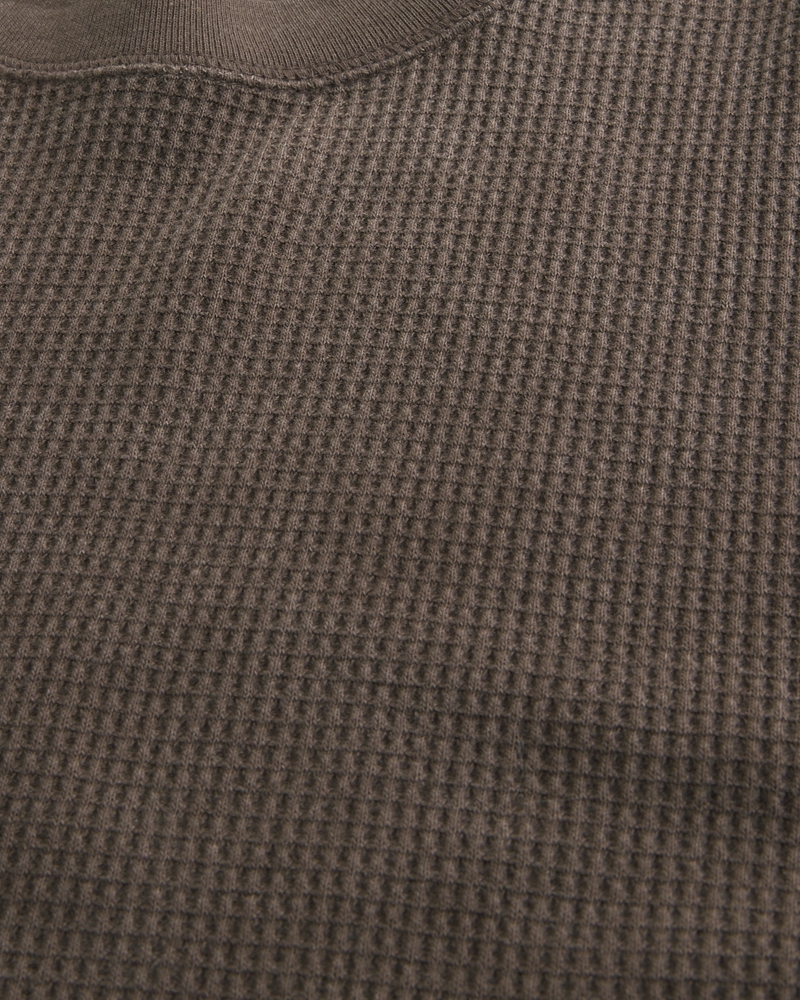 maglietta casual mimetica a maniche lunghe con scollo rotondo e caldo