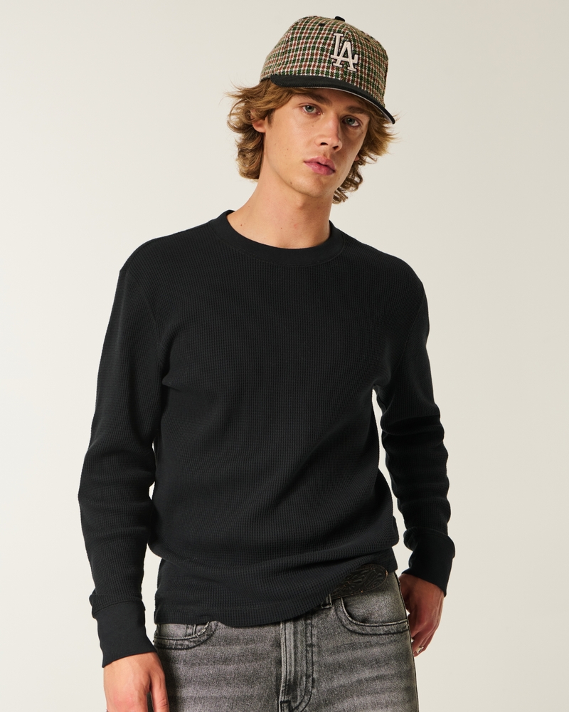 maglietta casual mimetica a maniche lunghe con scollo rotondo e caldo