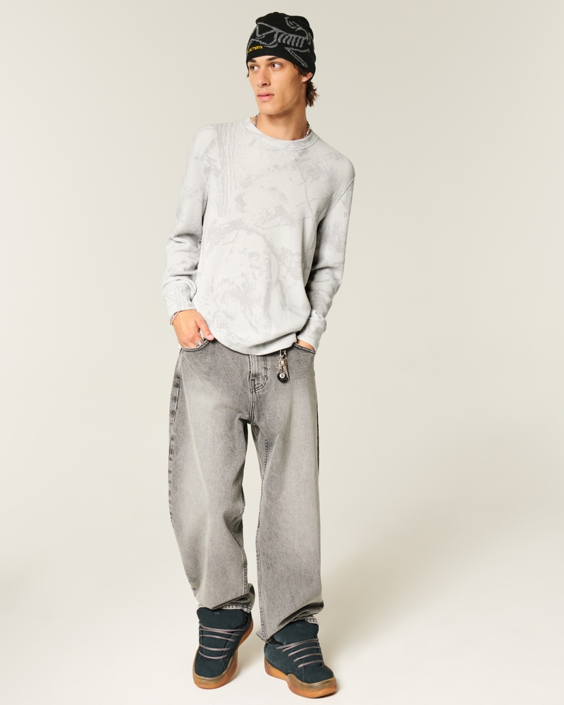 maglietta casual mimetica a maniche lunghe con scollo rotondo e caldo