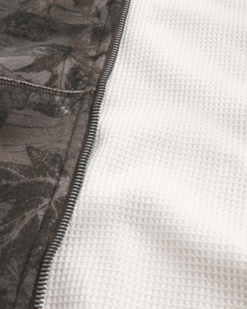 felpa con cappuccio calda e ampia con cerniera